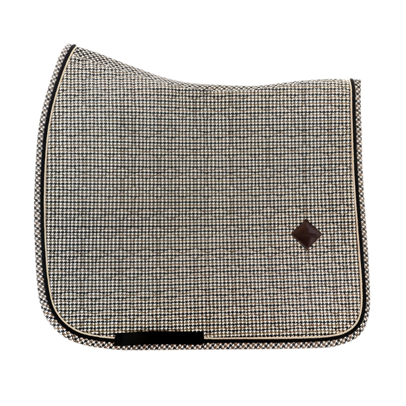 Kentucky Horsewear - Tapis de dressage Pied de Poule Brun | - Ohlala