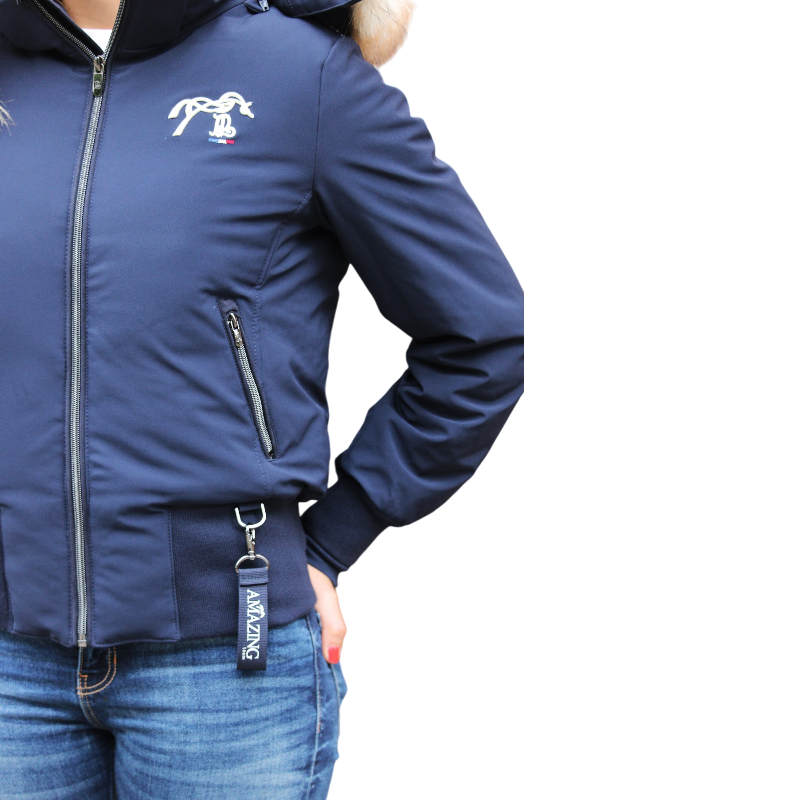 Pénélope - Doudoune femme Step marine | - Ohlala