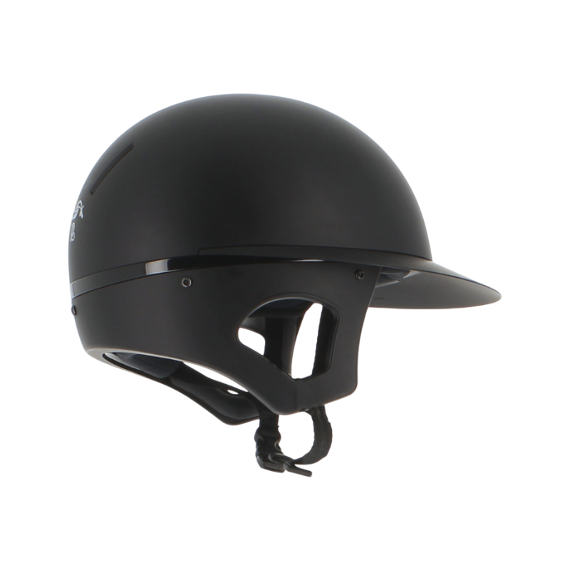 Pénélope - Casque d'équitation visière polo noir mat Pénélope X Freejump | - Ohlala