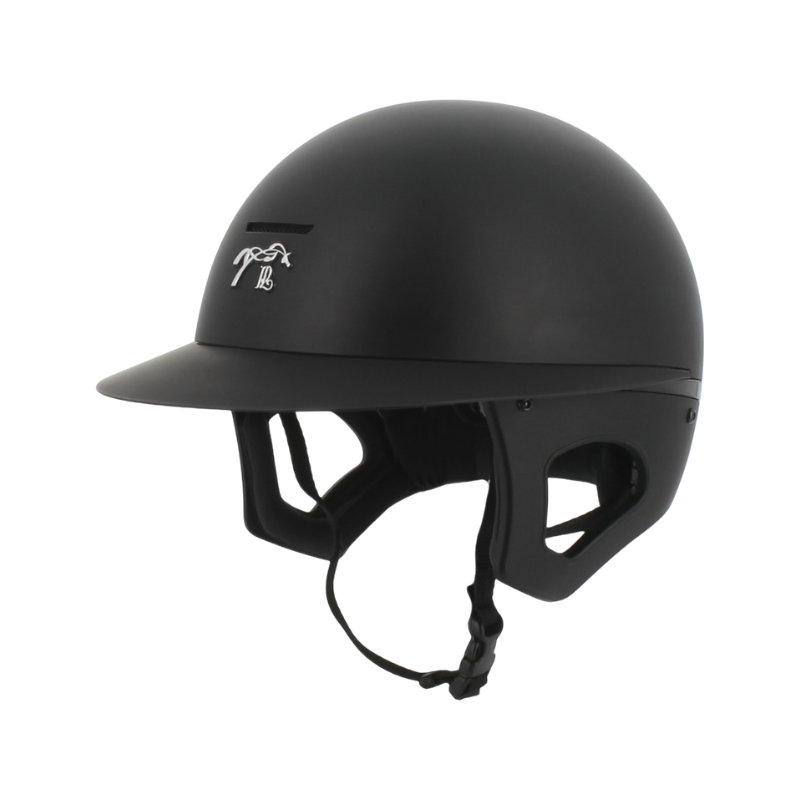Pénélope - Casque d'équitation visière polo noir mat Pénélope X Freejump | - Ohlala