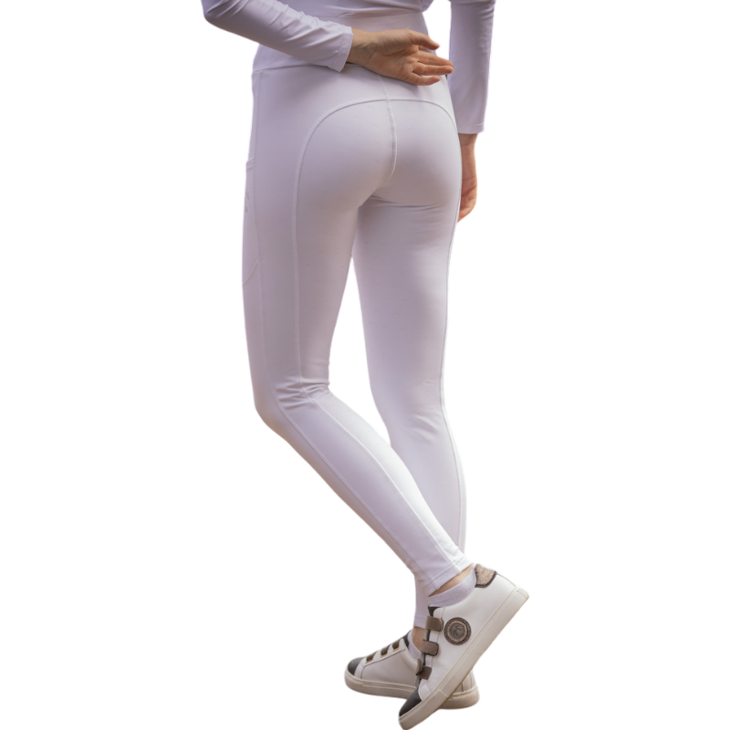 Pénélope - Legging d'équitation Anaé blanc | - Ohlala