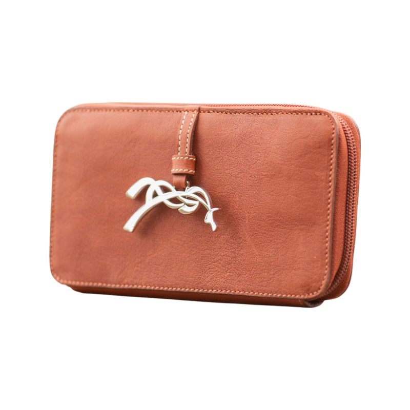 Pénélope - Portefeuille Vittoria cognac | - Ohlala