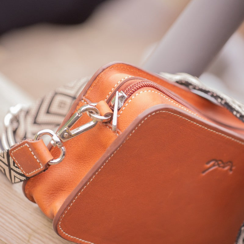 Pénélope - Sac Lizzie cognac | - Ohlala