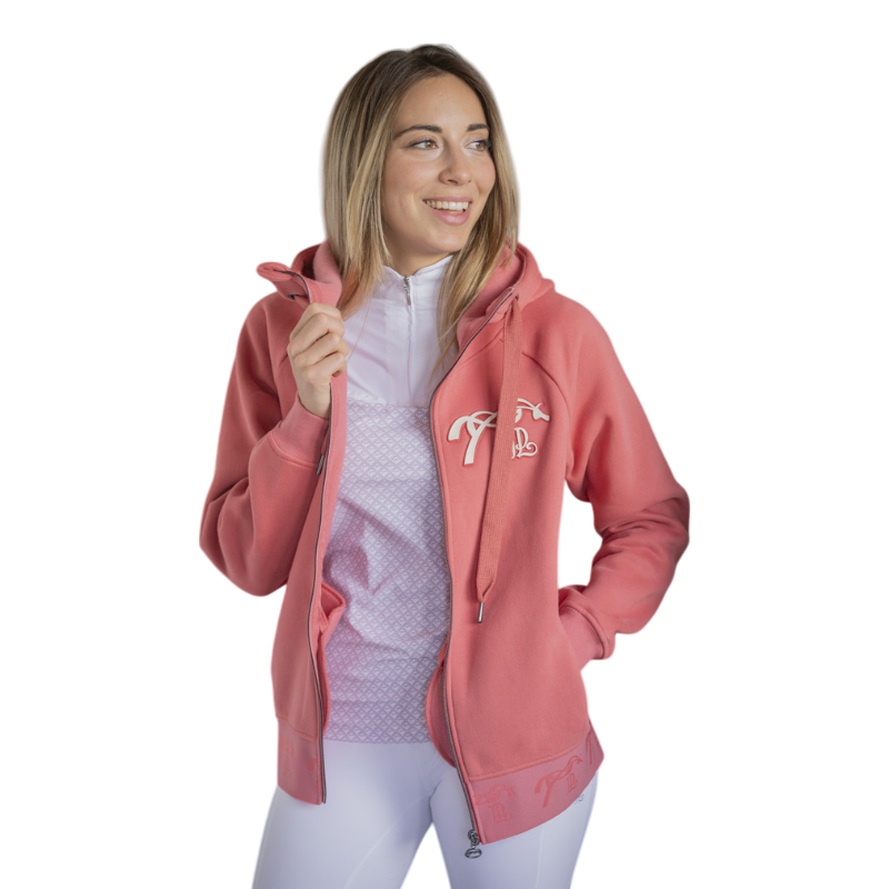 Pénélope - Sweat femme Meiwenty pêche | - Ohlala