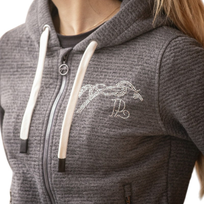 Pénélope - Sweat femme Tressy Flock gris | - Ohlala