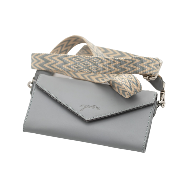 Pénélope Store - Pochette pour téléphone bleu gris | - Ohlala