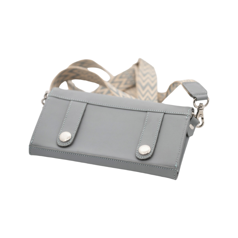 Pénélope Store - Pochette pour téléphone bleu gris | - Ohlala