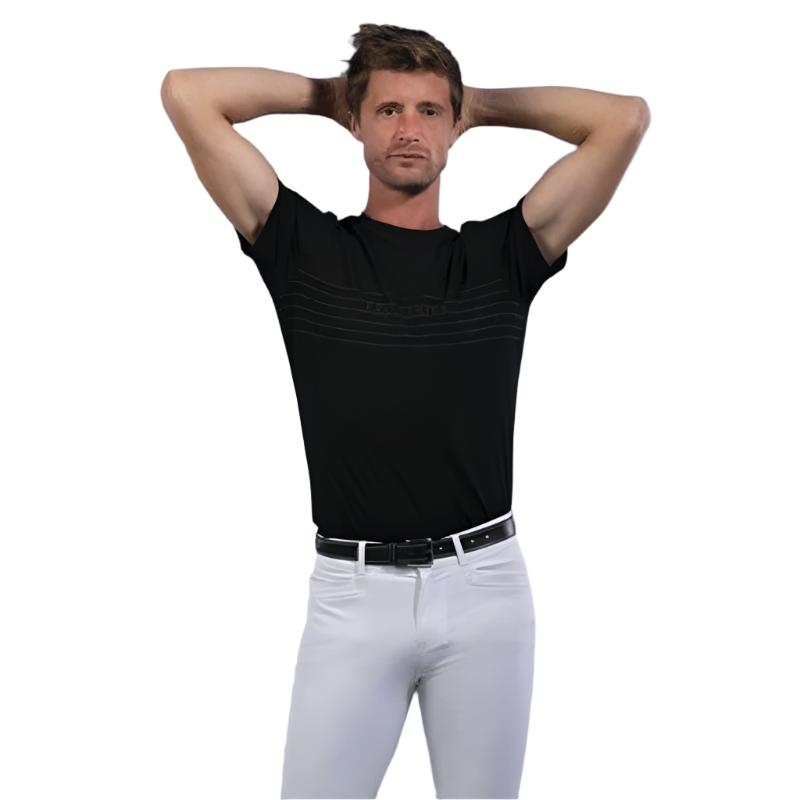 Pro Series - T-shirt manches courtes homme Aubin noir | - Ohlala