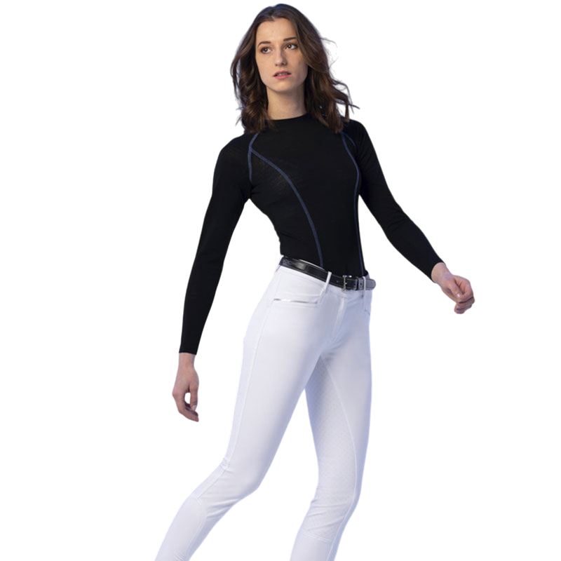 Pro Series - T-shirt manches longues femme Rassembler noir | - Ohlala