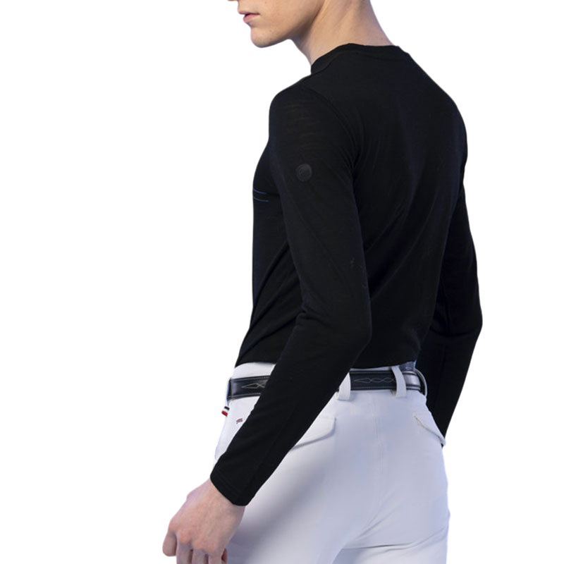 Pro Series - T-shirt manches longues homme Canter noir | - Ohlala
