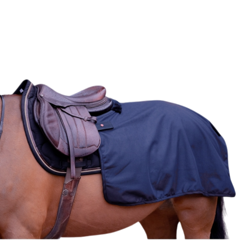 Paddock Sports - Couvre-reins Quarter Classic Rain marine | - Ohlala