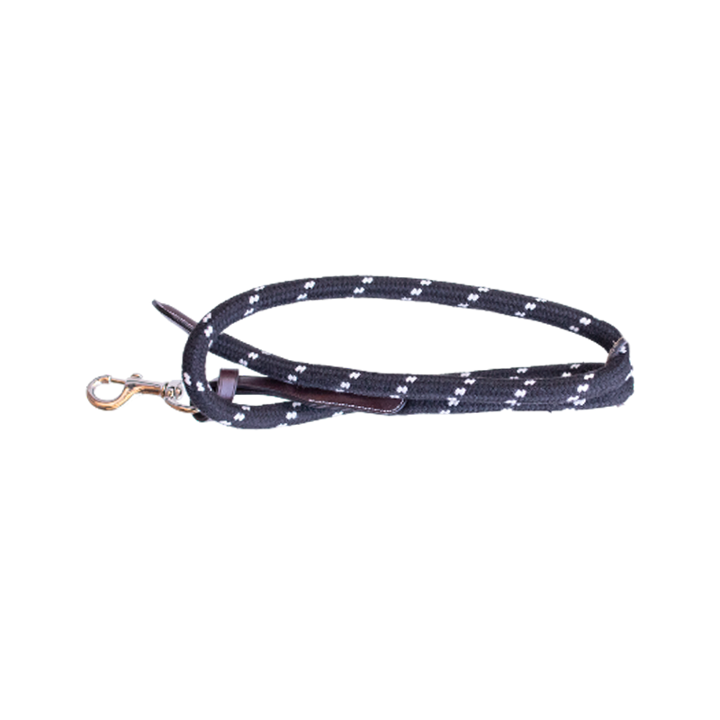 Pénélope - Longe Corde et Cuir havane | - Ohlala