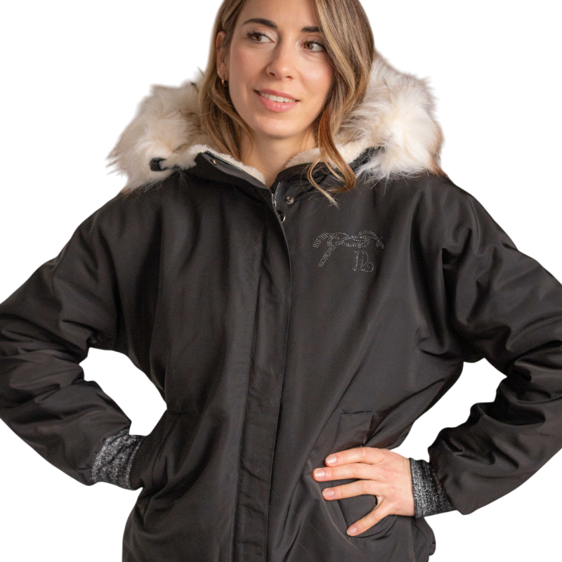 Pénélope - Blouson femme Aiko noir | - Ohlala