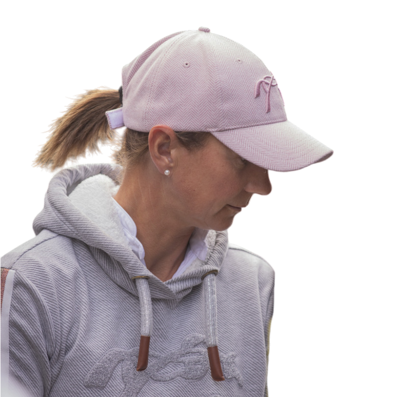 Pénélope - Casquette Naomi Chevron rose | - Ohlala