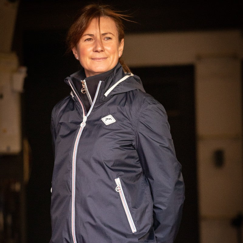 Pénélope - Imperméable femme Rainshort marine | - Ohlala