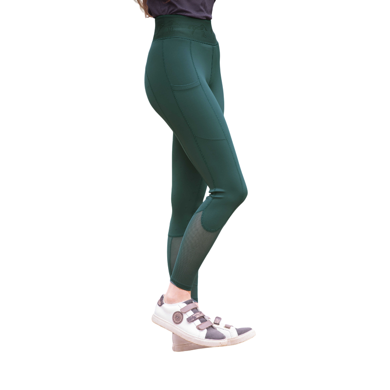 Pénélope - Legging d'équitation femme Delphe pull-on vert foncé | - Ohlala