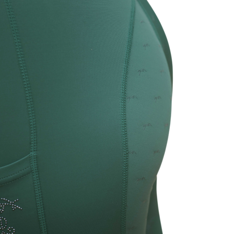 Pénélope - Legging d'équitation femme Delphe pull-on vert foncé | - Ohlala