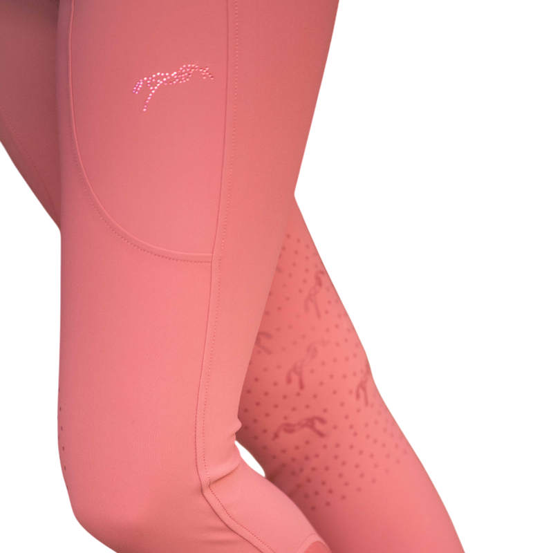 Pénélope - Pantalon d'équitation femme Sybille vieux rose | - Ohlala