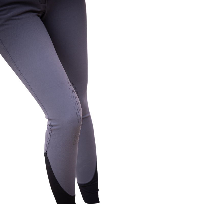 Pénélope - Pantalon d'équitation fille point sellier gris foncé | - Ohlala