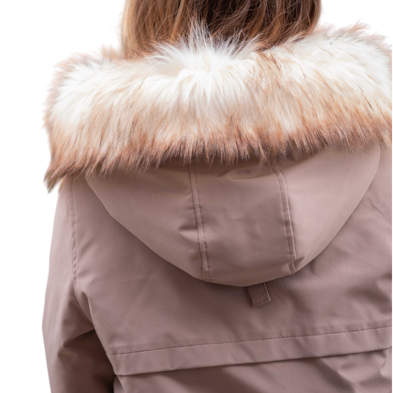 Pénélope - Parka femme Steppy taupe | - Ohlala