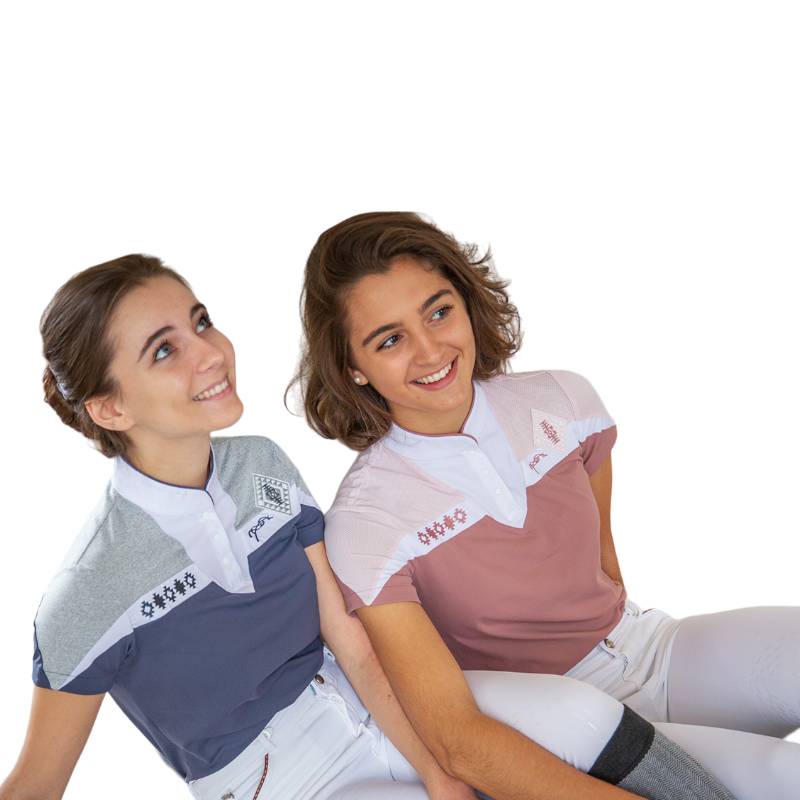 Pénélope - Polo manches courtes femme Indyshow marine | - Ohlala