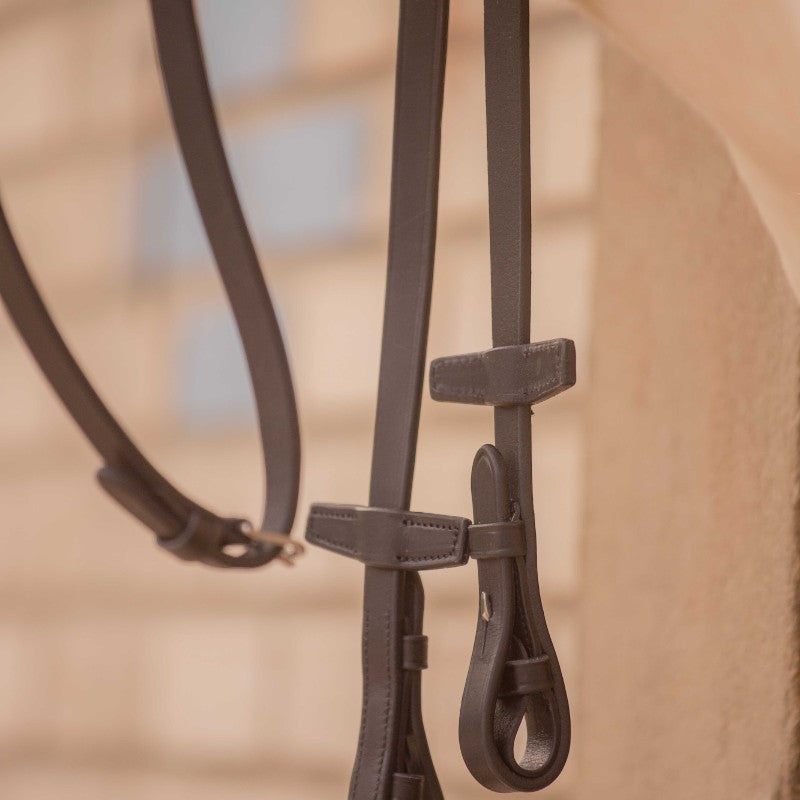 Pénélope - Rênes avec arrêtoirs Symphonie havane | - Ohlala