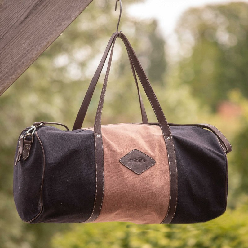 Pénélope - Sac Canvas Bowl rose/ noir | - Ohlala