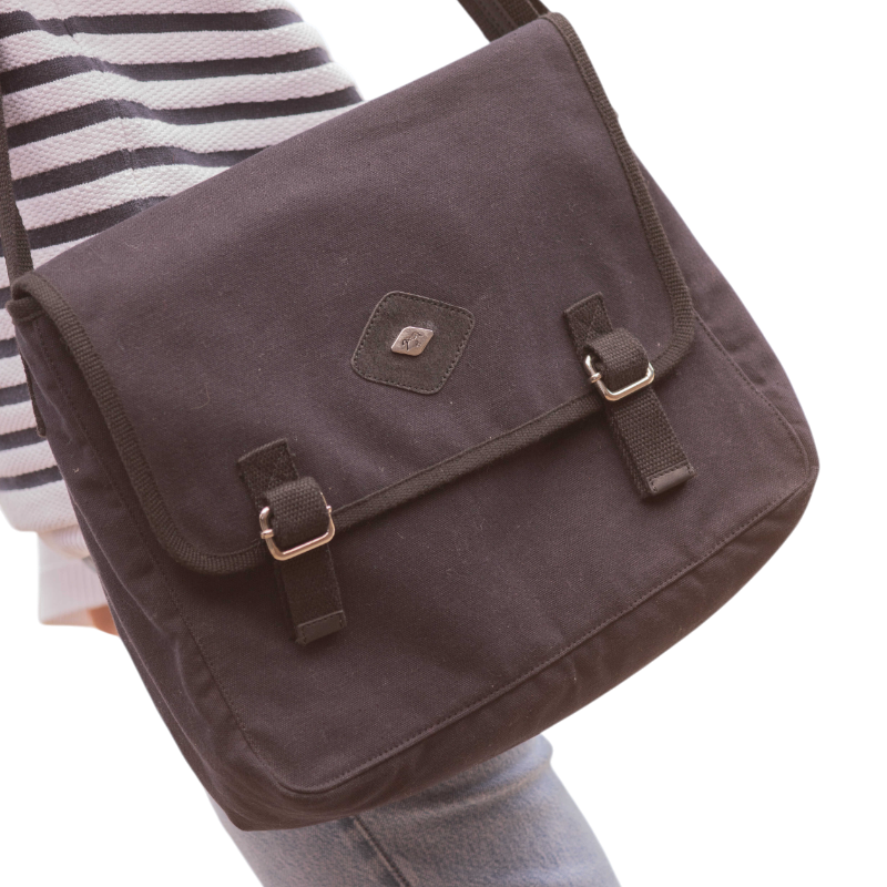 Pénélope - Sac Canvas US noir | - Ohlala