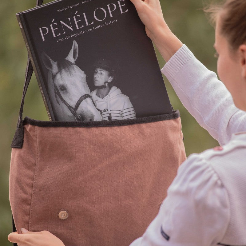 Pénélope - Sac Canvas US rose | - Ohlala