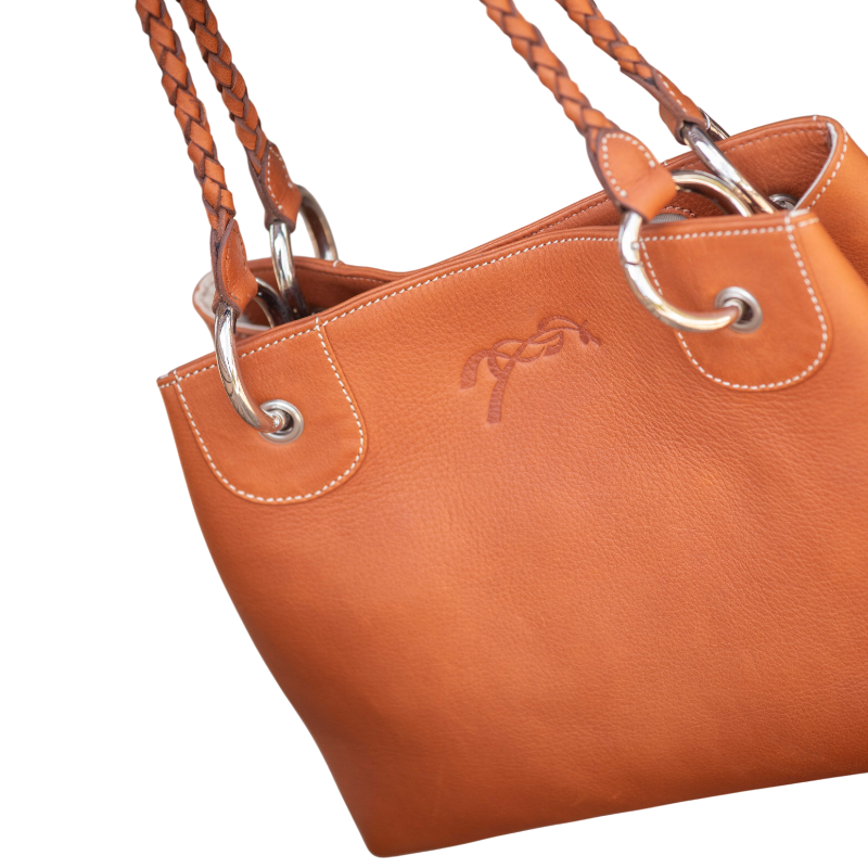 Pénélope - Sac à main Zabel cognac | - Ohlala