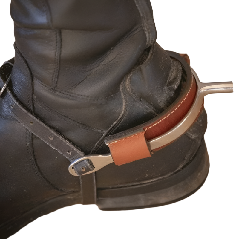 Pénélope - Couvre-éperons Spurs cognac | - Ohlala