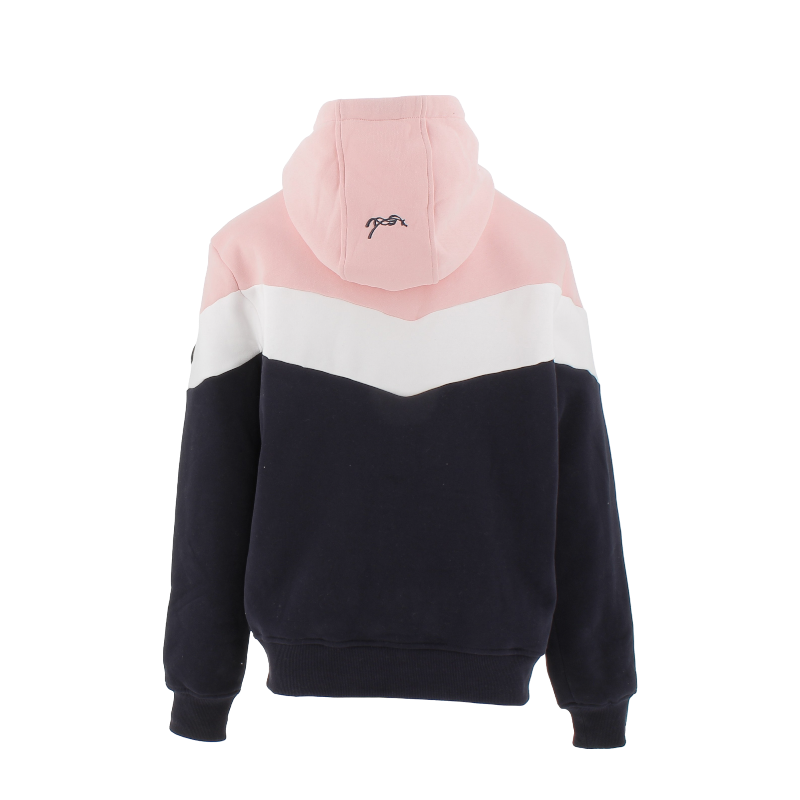 Pénélope - Sweat Artémis marine/ blanc/ rose | - Ohlala