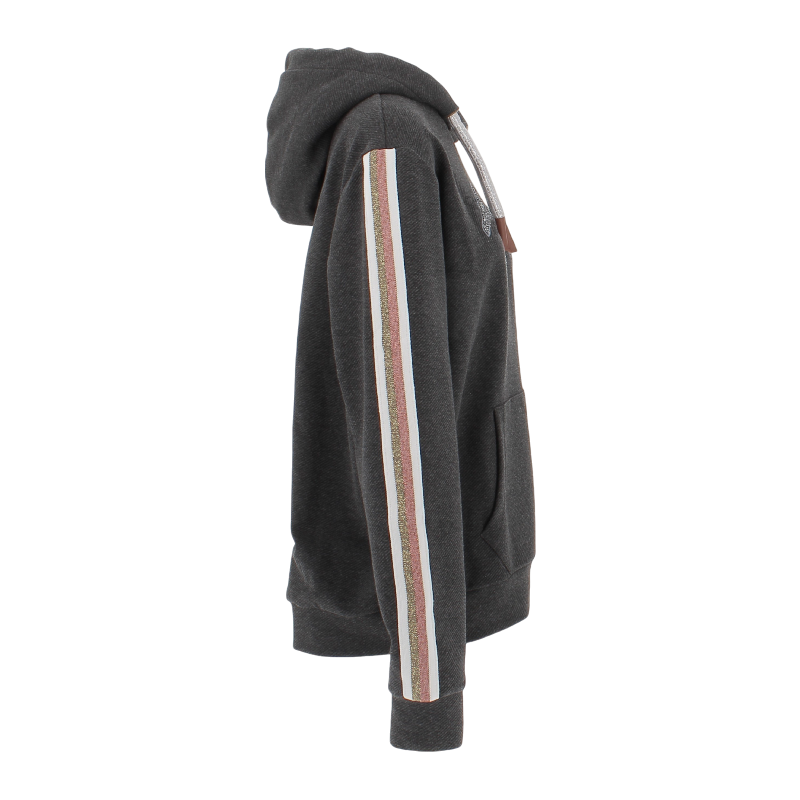 Pénélope - Sweat à capuche Kathya gris foncé | - Ohlala