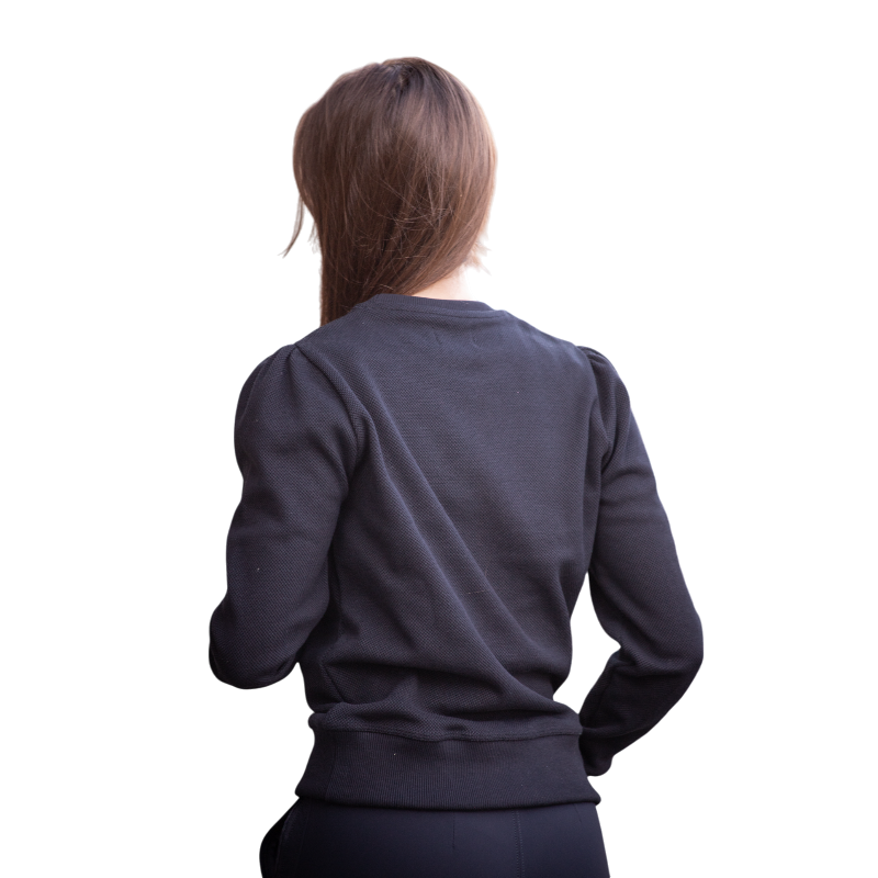 Pénélope - Sweat manches longues Clotilde noir | - Ohlala