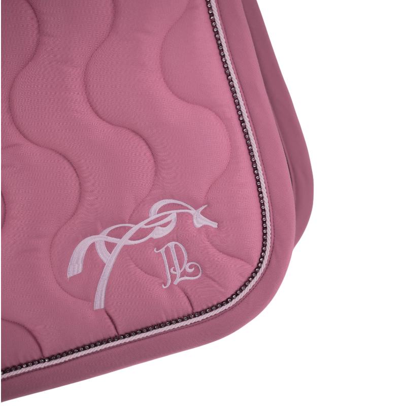 Pénélope - Tapis de selle Diamant lilas/ blanc | - Ohlala