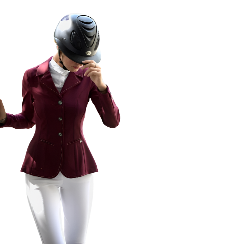 Pénélope - Veste de concours Paris prune | - Ohlala