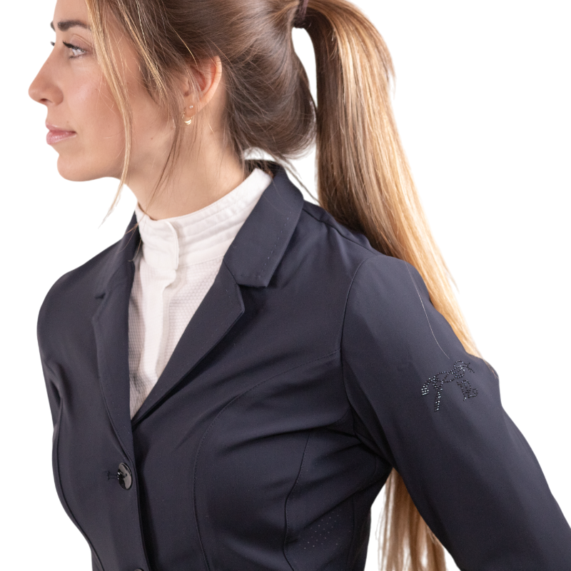 Pénélope - Veste de concours femme Calista marine | - Ohlala