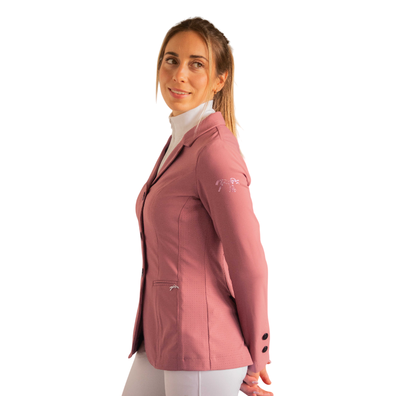 Pénélope - Veste de concours femme Calista vieux rose | - Ohlala