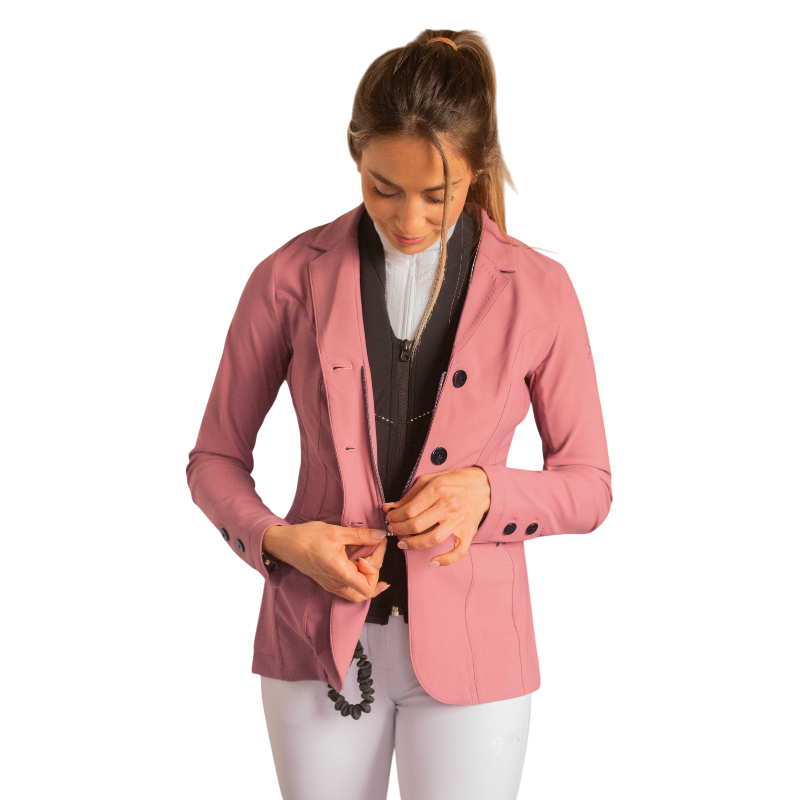 Pénélope - Veste de concours femme Calista vieux rose | - Ohlala