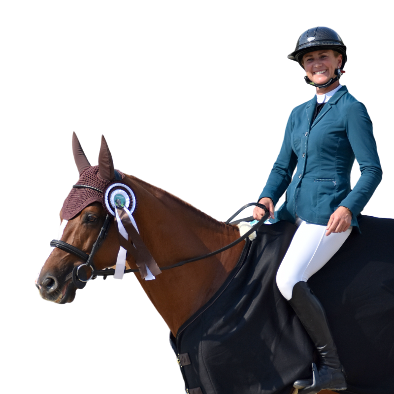 Pénélope - Veste de concours femme Paris Air soft bleu canard | - Ohlala