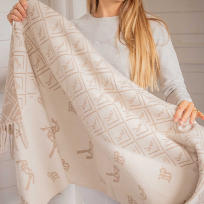 Pénélope - Echarpe femme Lana beige/ écru | - Ohlala