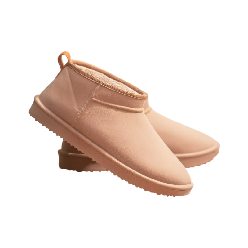 Pénélope - Mini-boots fourrées camel | - Ohlala