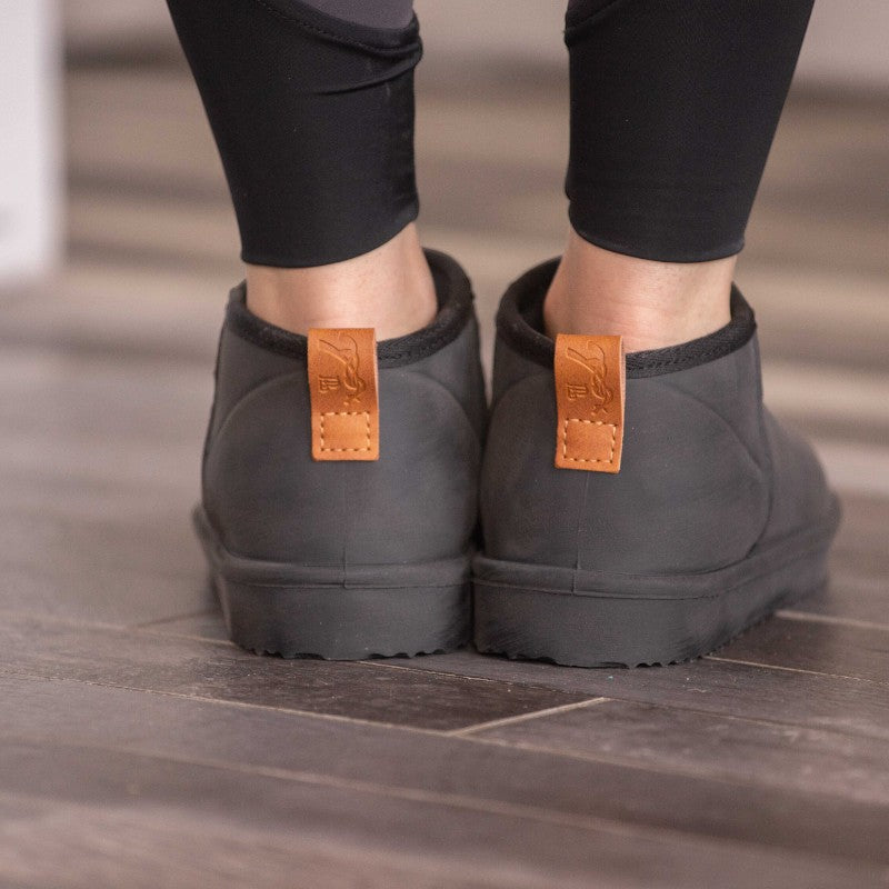 Pénélope - Mini-boots fourrées noir | - Ohlala