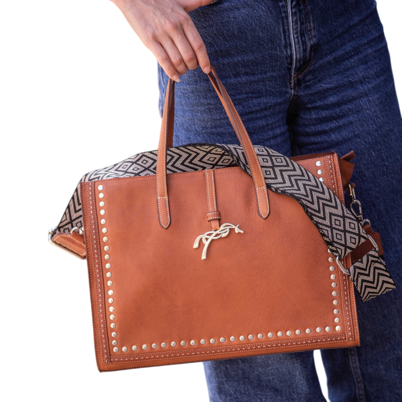 Pénélope - Sac à main Naily Romane cognac | - Ohlala