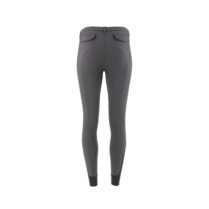 Pénélope - Pantalon d'équitation femme point sellier gris foncé | - Ohlala