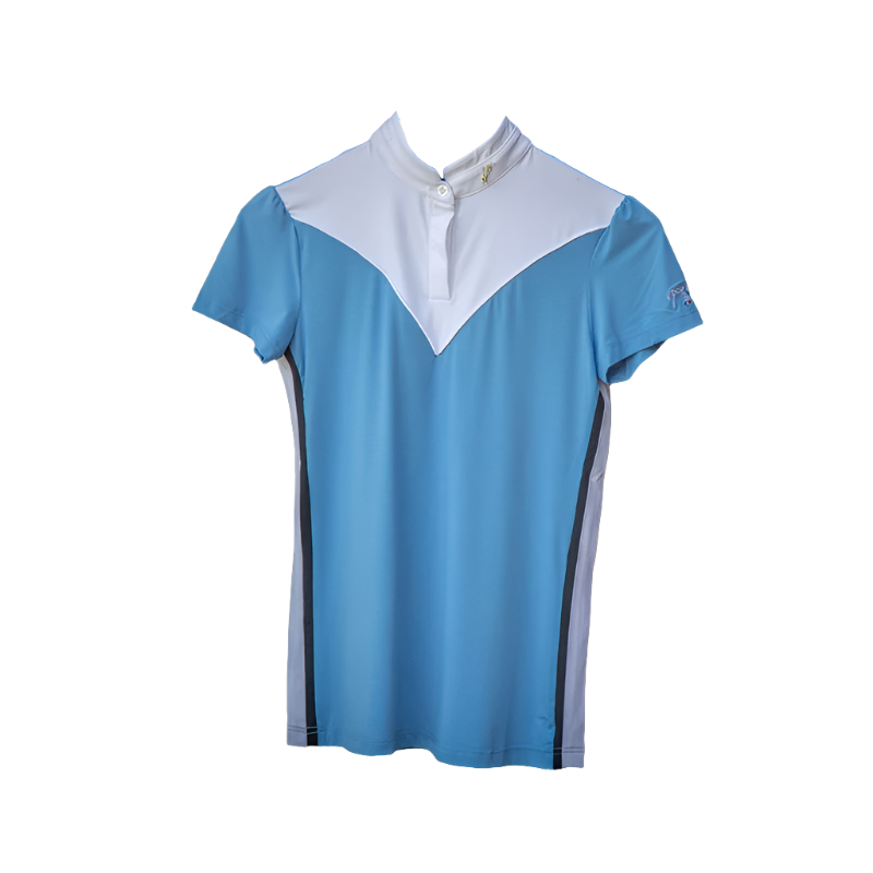 Pénélope - Polo de concours manches courtes femme Moon artic | - Ohlala