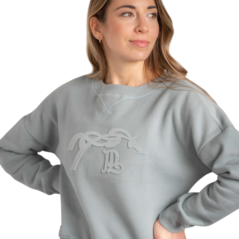 Pénélope - Sweat femme Bianca vert sauge | - Ohlala