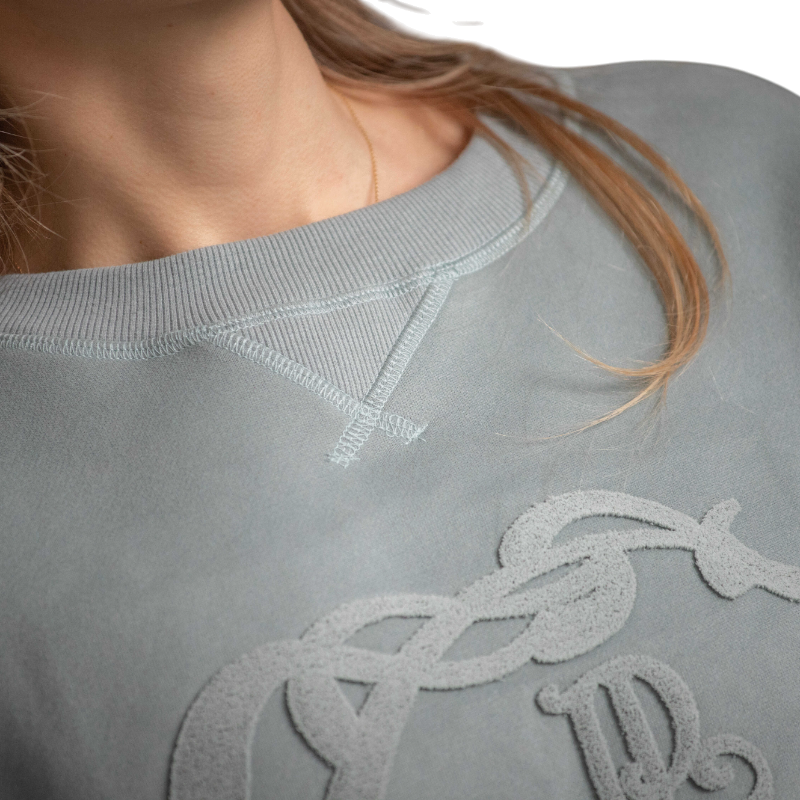 Pénélope - Sweat femme Bianca vert sauge | - Ohlala