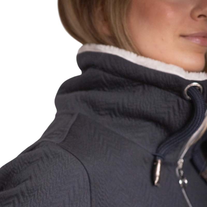 Pénélope - Sweat zippé femme Laponia marine | - Ohlala