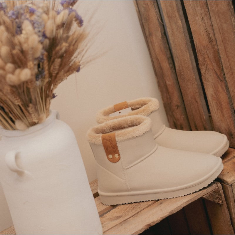 Pénélope - Boots fourrées gris glacier | - Ohlala